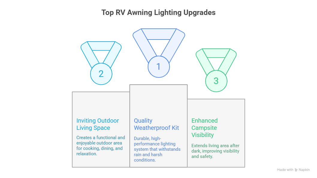Top RV Awning Lighting Upgrades